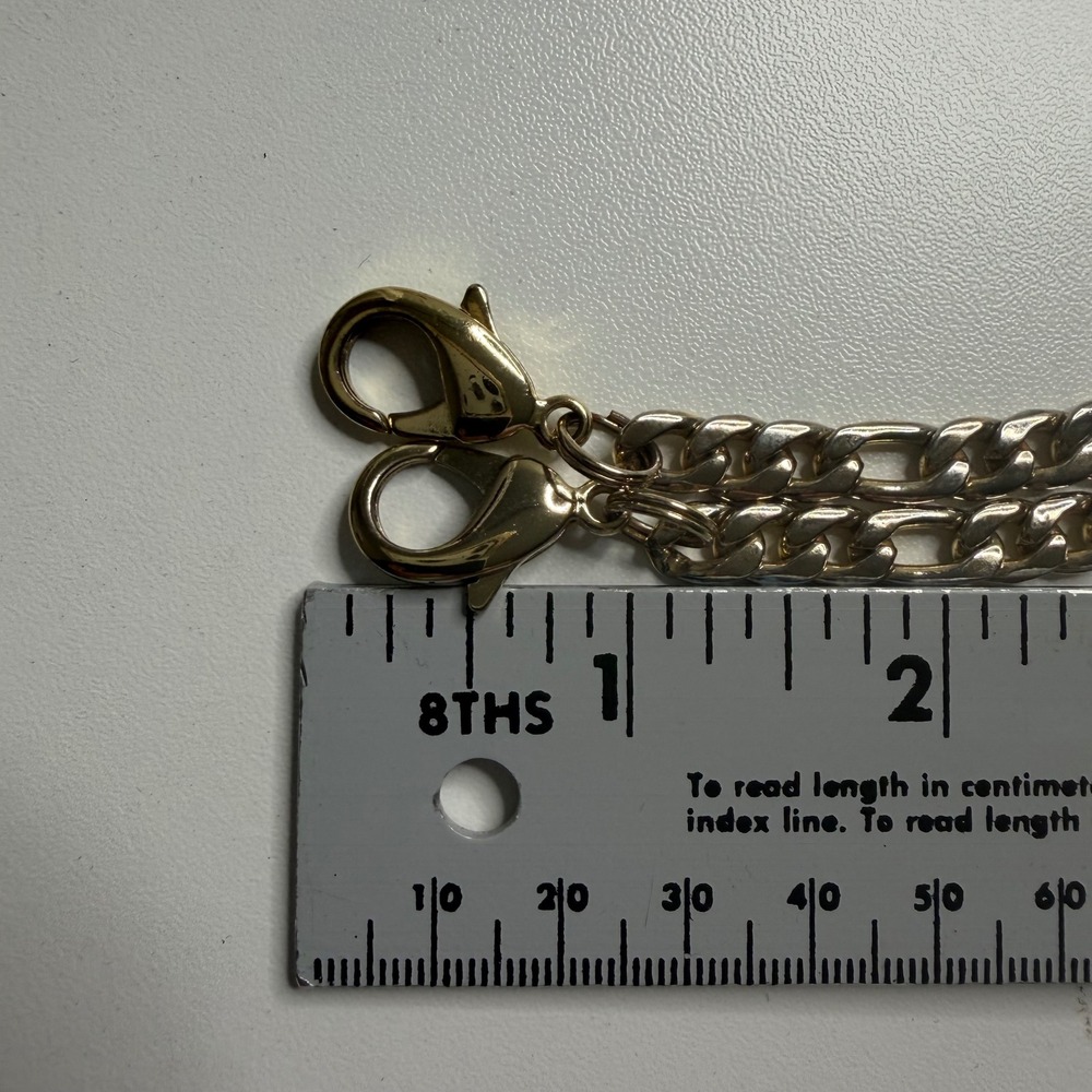 Bandolier Phone Case Gold Heart Charm Long Chain Strap Minimalist Chic Handsfree - Picture 6 of 7